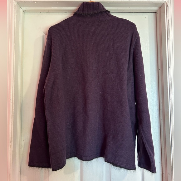 Moschino Jeans men's wool mohair blend turtleneck sweater - Picture 6 of 12